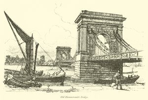 Alte Hammersmith-Brücke von English School
