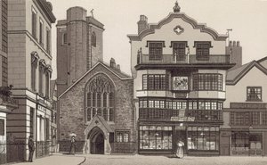 Alte Häuser im Domhof von English School