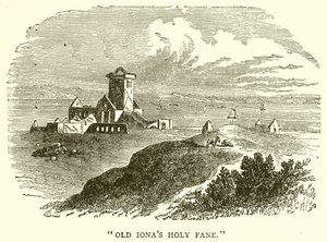 Altes Heiligtum von Iona von English School
