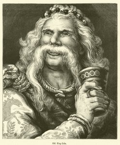 Alter König Cole (Gravur) von English School