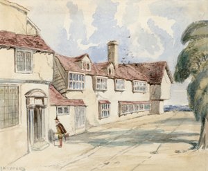 Altes Pied Bull, Islington (Rückseite) von English School