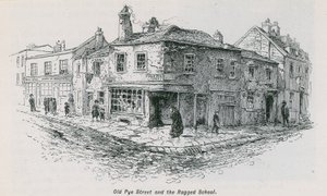 Old Pye Street und die Ragged School von English School