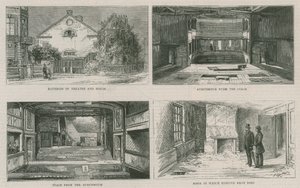 Altes Richmond Theatre und Edmund Keans Haus, jetzt abgerissen von English School