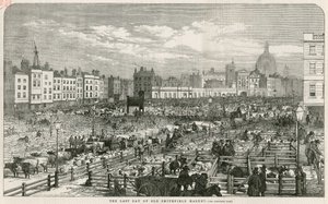 Alter Smithfield-Markt von English School