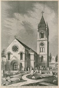 Alte St. Pancras Kirche, London, kürzlich restauriert und erweitert von English School