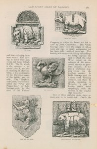 Alte Steinschilder von London