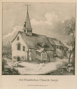 Alte Wimbledon Kirche in Surrey