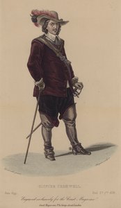 Oliver Cromwell, englischer Soldat und Politiker von English School