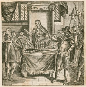Oliver Cromwell entlässt das Rumpfparlament