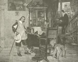Oliver Cromwell besucht Milton von English School