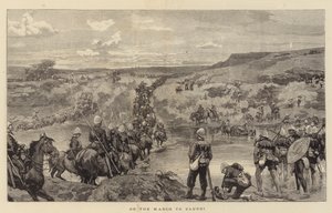 Auf dem Marsch nach Ulundi von English School