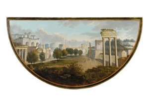 Einer von einem Paar George III Teetischen, möglicherweise irisch, ca. 1780 von English School