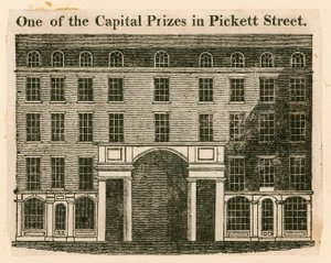 Einer der Hauptpreise in Pickett Street, Temple Bar, London von English School