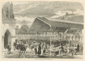 Eröffnung des Columbia Fischmarktes in Bethnal Green von English School