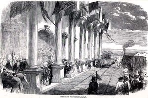 Eröffnung der Madras-Eisenbahn