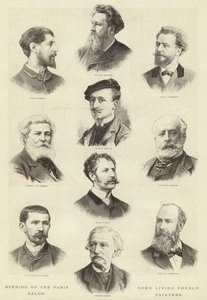 Eröffnung des Pariser Salons von English School