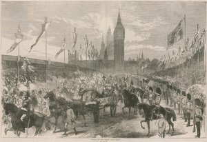 Eröffnung des Thames Embankment (Gravur)