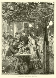 Orlandints Biergarten, Florenz von English School