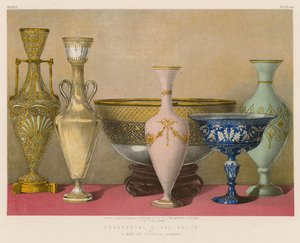 Ornamentalglasgruppe von English School