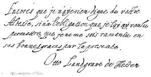 Otto, Landgraf von Hessen von English School