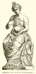 Ourania, die Muse der Mathematik von English School