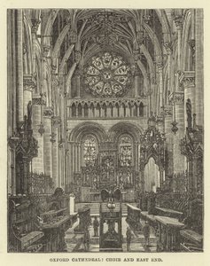 Oxford Kathedrale, Chor und Ostende von English School