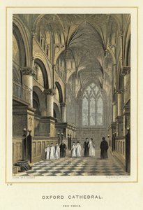 Kathedrale von Oxford, der Chor von English School
