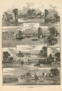 Oxford und Cambridge Bootsrennen von English School