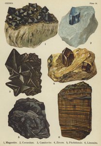 Oxide, Magnetit, Korund, Kassiterit, Zirkon, Pechblende, Limonit