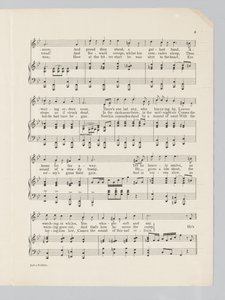 Seite 3 einer Partitur für das Lied Just a Soldier von English School