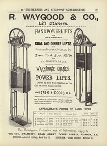 Seite aus The Architects, Surveyors and Engineers Compendium 1892 von English School