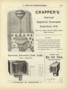 Seite aus dem Kompendium der Architekten, Vermesser und Ingenieure 1892 von English School