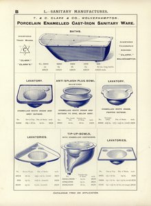 Seite aus dem Kompendium der Architekten, Vermesser und Ingenieure 1892 von English School