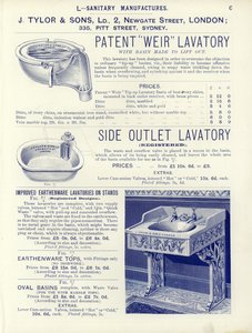 Seite aus dem Kompendium der Architekten, Vermesser und Ingenieure 1892 von English School