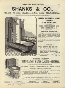 Seite aus dem Kompendium der Architekten, Vermesser und Ingenieure 1892 von English School