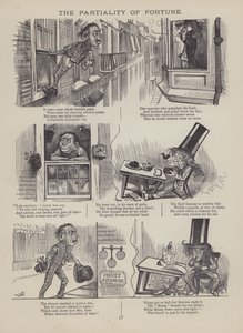 Seite aus The British Working Man or One Who Does Not Believe In Him (Gravur) von English School