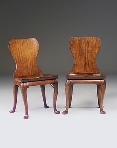 Paar George II Stühle, ca. 1730
