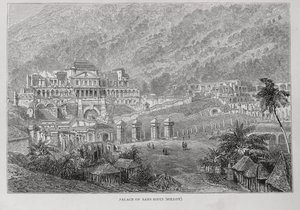 Palast von Sans Souci, Nord-Haiti, aus Santo Domingo Vergangenheit und Gegenwart von Samuel Hazard, veröffentlicht 1873
