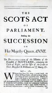 Pamphlet zur Ankündigung des 
