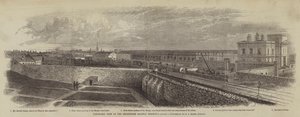 Panoramablick auf den Broadstone-Bahnhof von English School