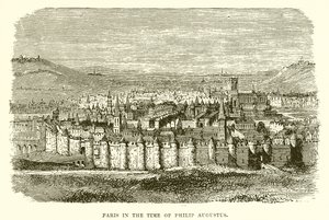 Paris zur Zeit von Philipp August von English School