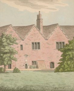Teil des Bischofspalastes in Fulham, London von English School