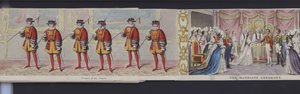 Teil des Panoramas der Hochzeit von Königin Victoria, ca. 1840 von English School