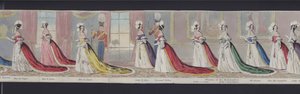 Teil des Panoramas der Hochzeit von Königin Victoria, ca. 1840 von English School