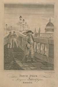 Patch Price verkleidet auf der Blackfriars Bridge von English School