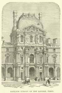 Pavillon Turgot des Louvre, Paris von English School