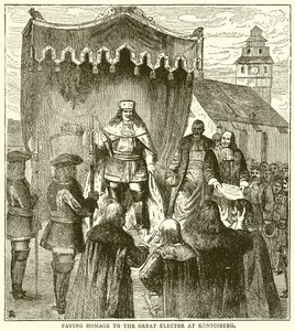 Huldigung an den Großen Kurfürsten in Königsberg von English School