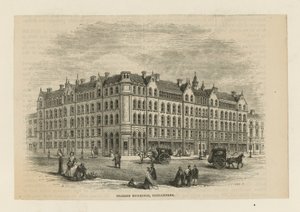 Peabody Buildings in Spitalfields von English School