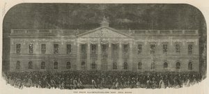 Friedensilluminationen am East India House von English School