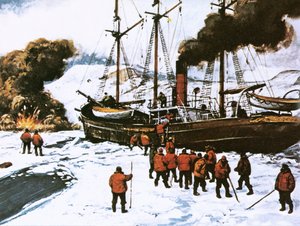 Pearys Expedition zum Nordpol von English School